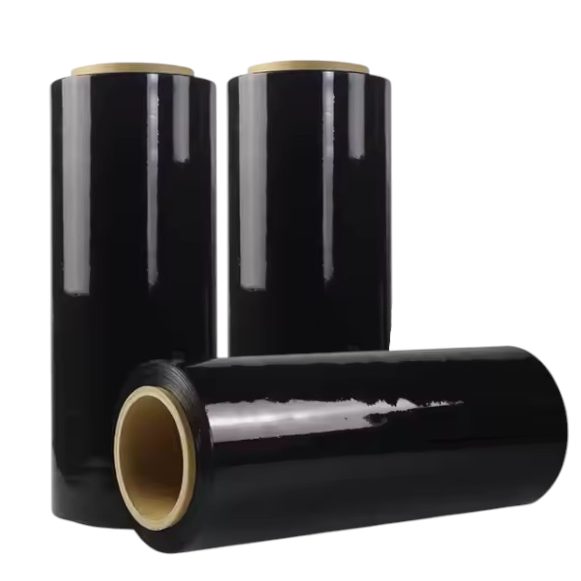 Miniatura 4 de Pack x3 Stretch 30cm x 300m Negro