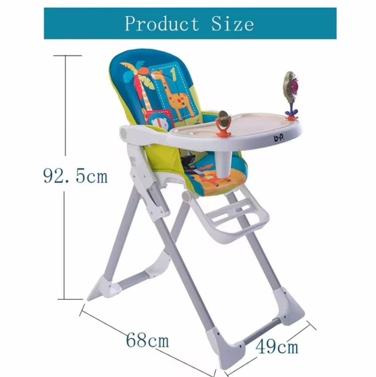 Silla Comedor Bebé Portátil 2 En 1 Con J