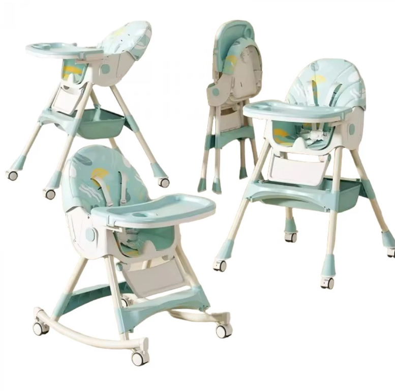 Miniatura 4 de Silla De Comer Para Bebé 2 En 1 Mecedora