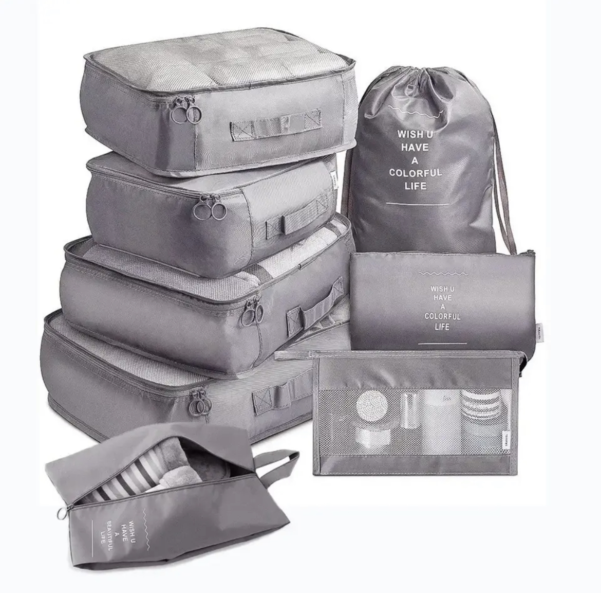 Vista 13 de BOLSAS VIAJE X8 PIEZAS ORGANIZADORA