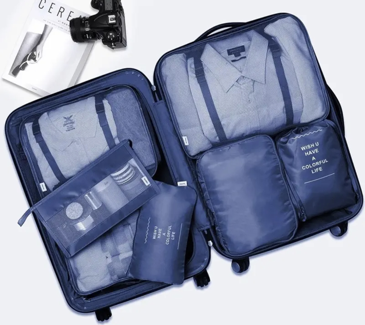 Vista 10 de BOLSAS VIAJE X8 PIEZAS ORGANIZADORA