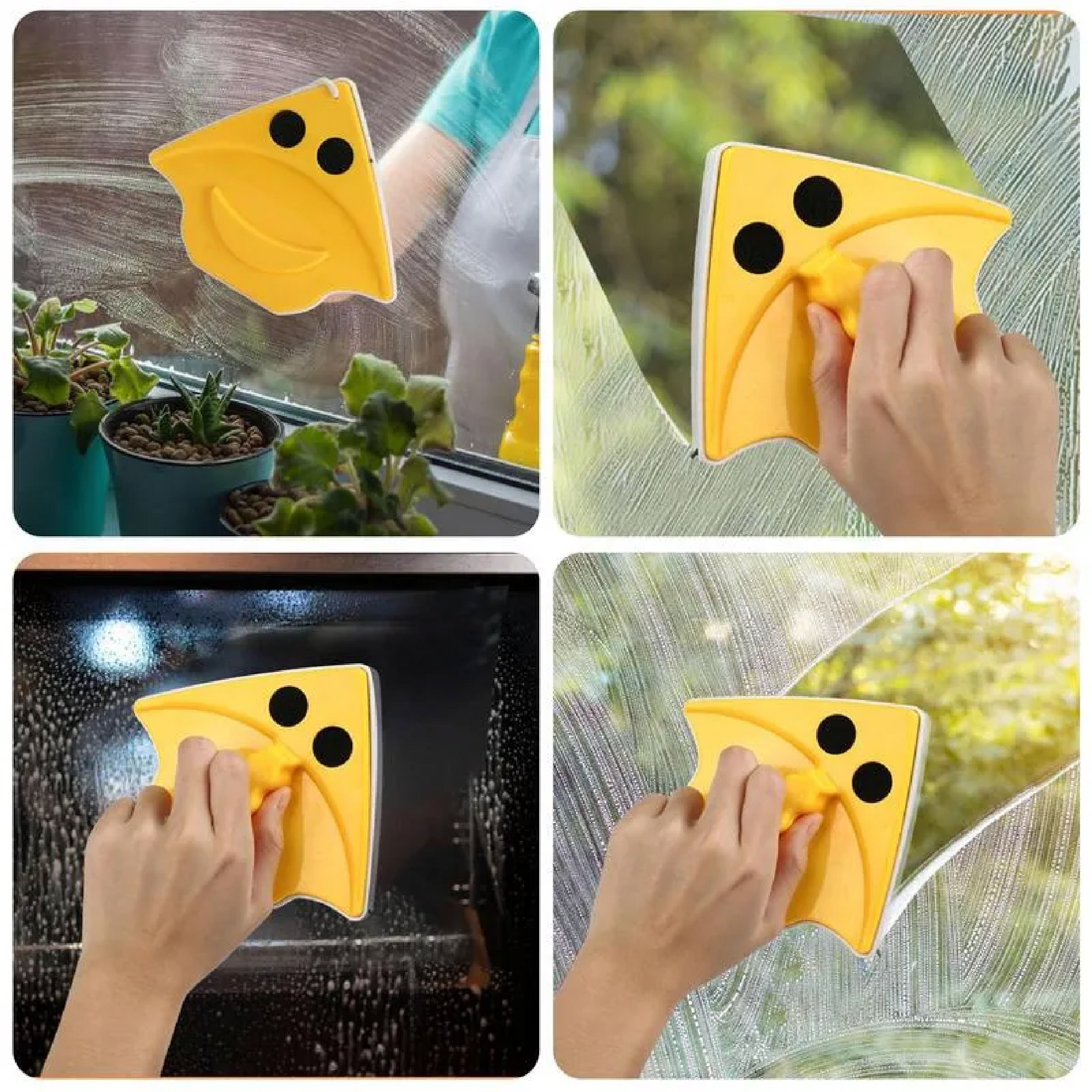 Miniatura 2 de Limpiador Ventanas Magnetico Triangular