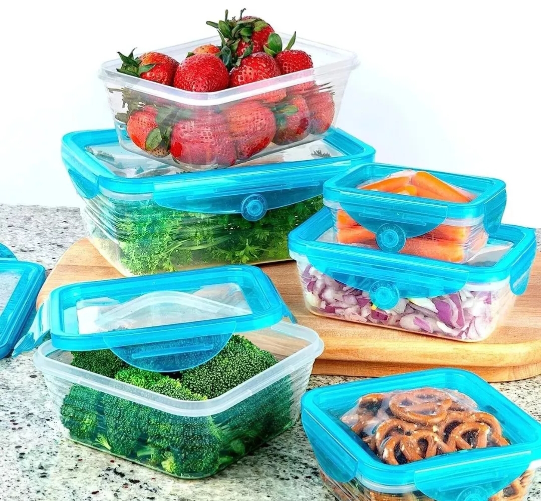 Miniatura 3 de Contenedores de comida con tapa en sili