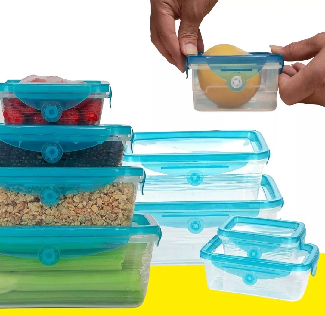 Miniatura 2 de Contenedores de comida con tapa en sili