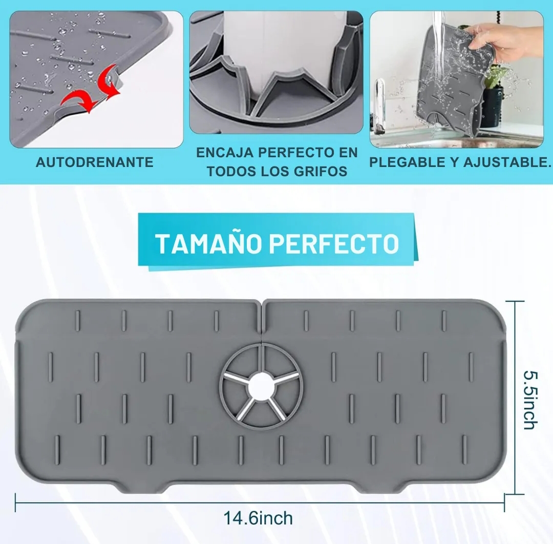 Miniatura 3 de Escurridor lavaplatos silicona