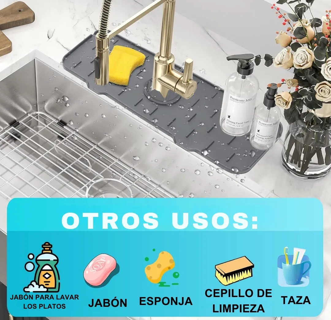 Escurridor lavaplatos silicona