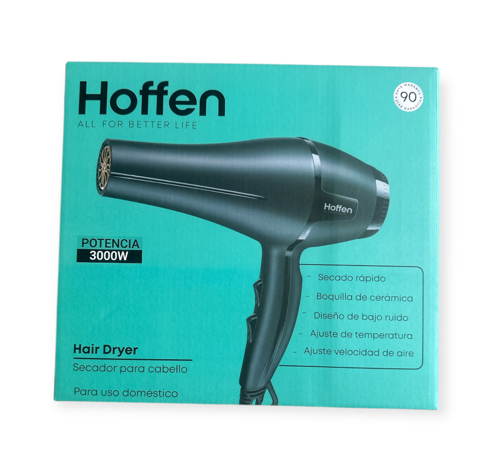 SECADOR CABELLO 3000W FRIO CALOR