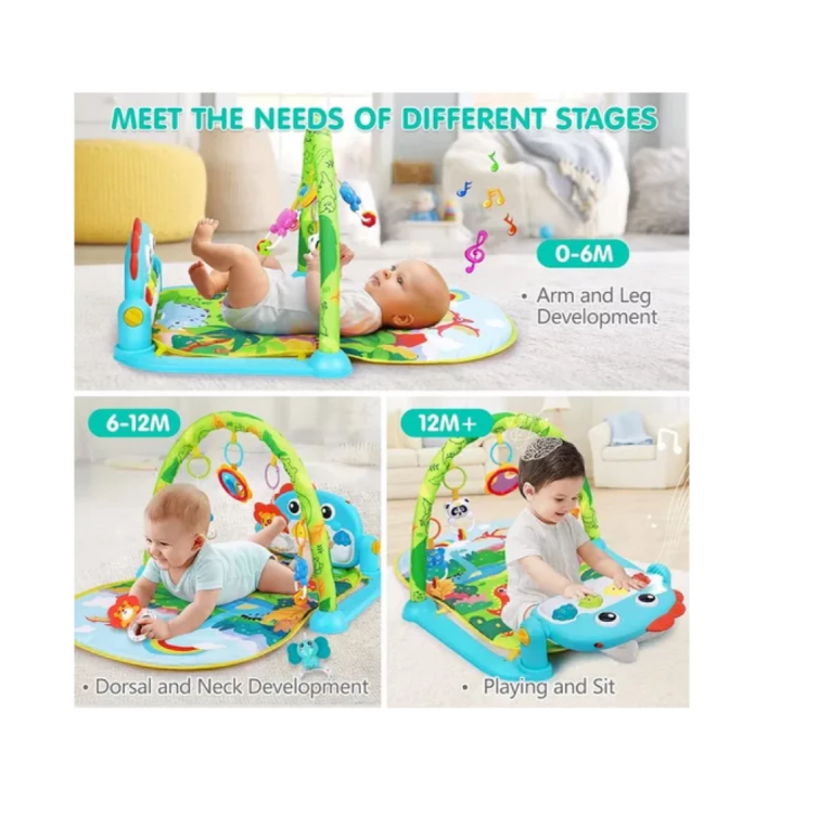 Miniatura 3 de Gimnasio Piano Bebe Tapete Con Sonido Gi