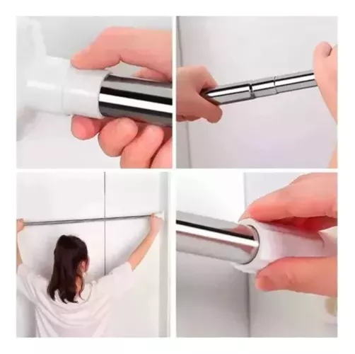 Miniatura 2 de Tubo Para Colgar Ropa 90-160CM