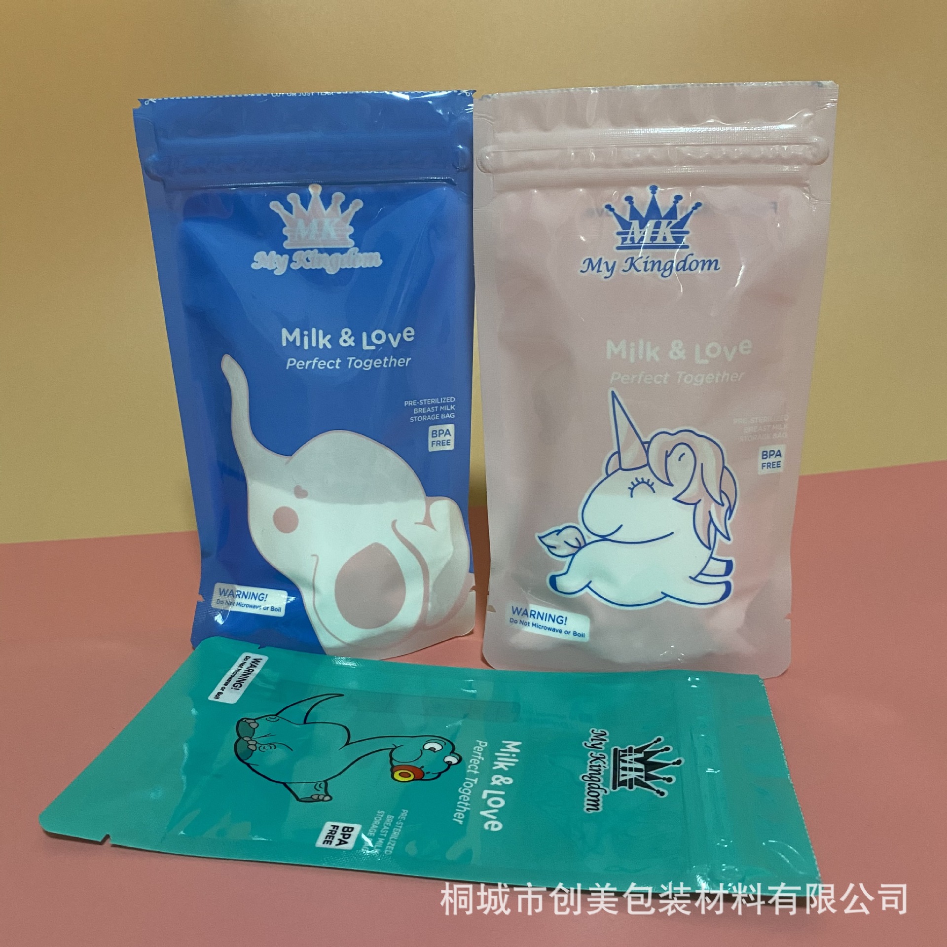 10 bolsas leche materna lactancia