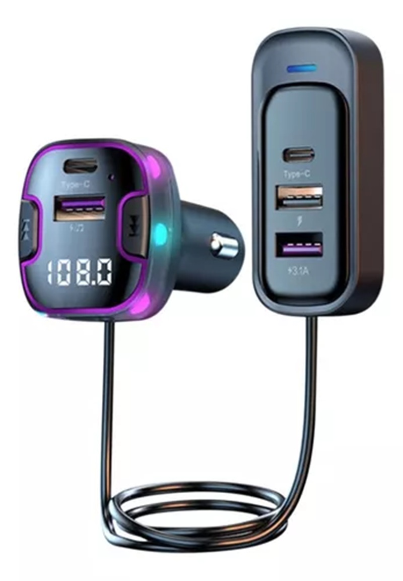 Miniatura 4 de Cargador De Carro 5 Puertos – 18W