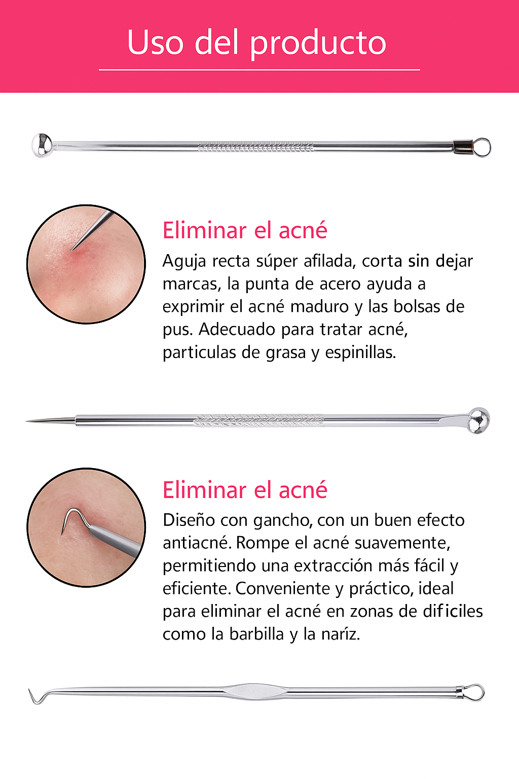 Extractor De Espinillas Y Puntos Negros