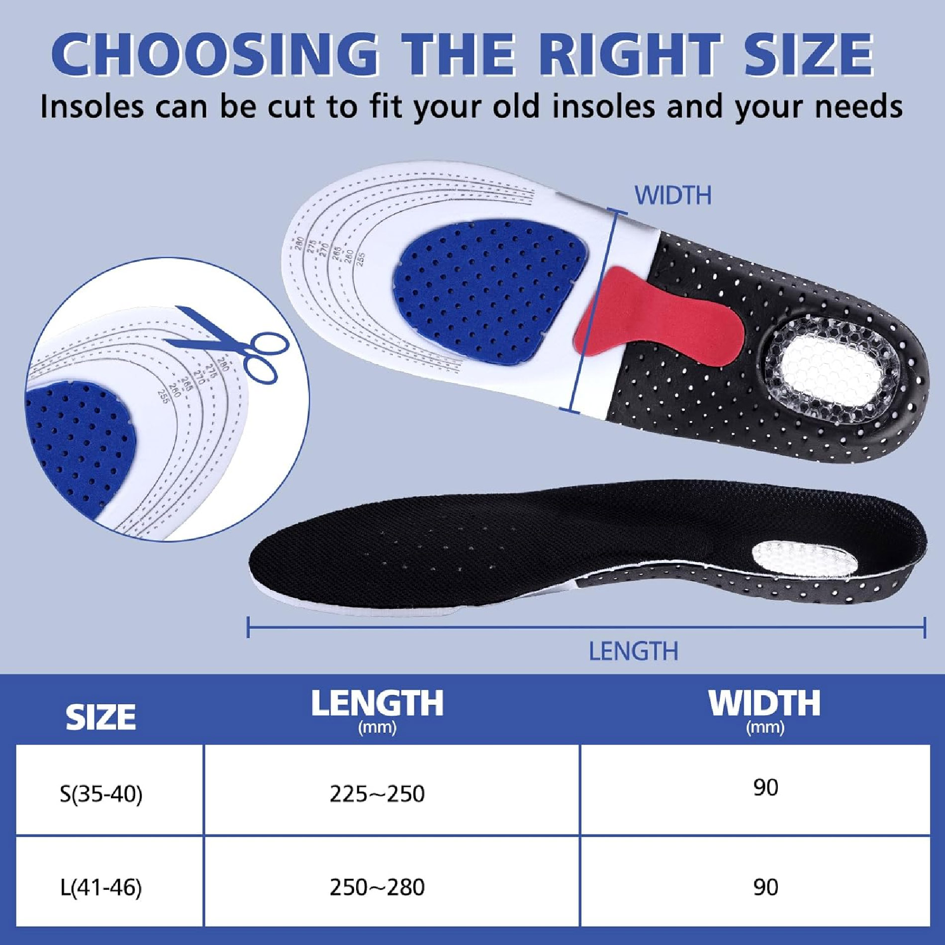 Plantillas Deportivas Antichoque Silicon