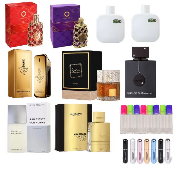 COMBO 9 PERFUMES+8 ROLLONES+7PEERFUMEROS