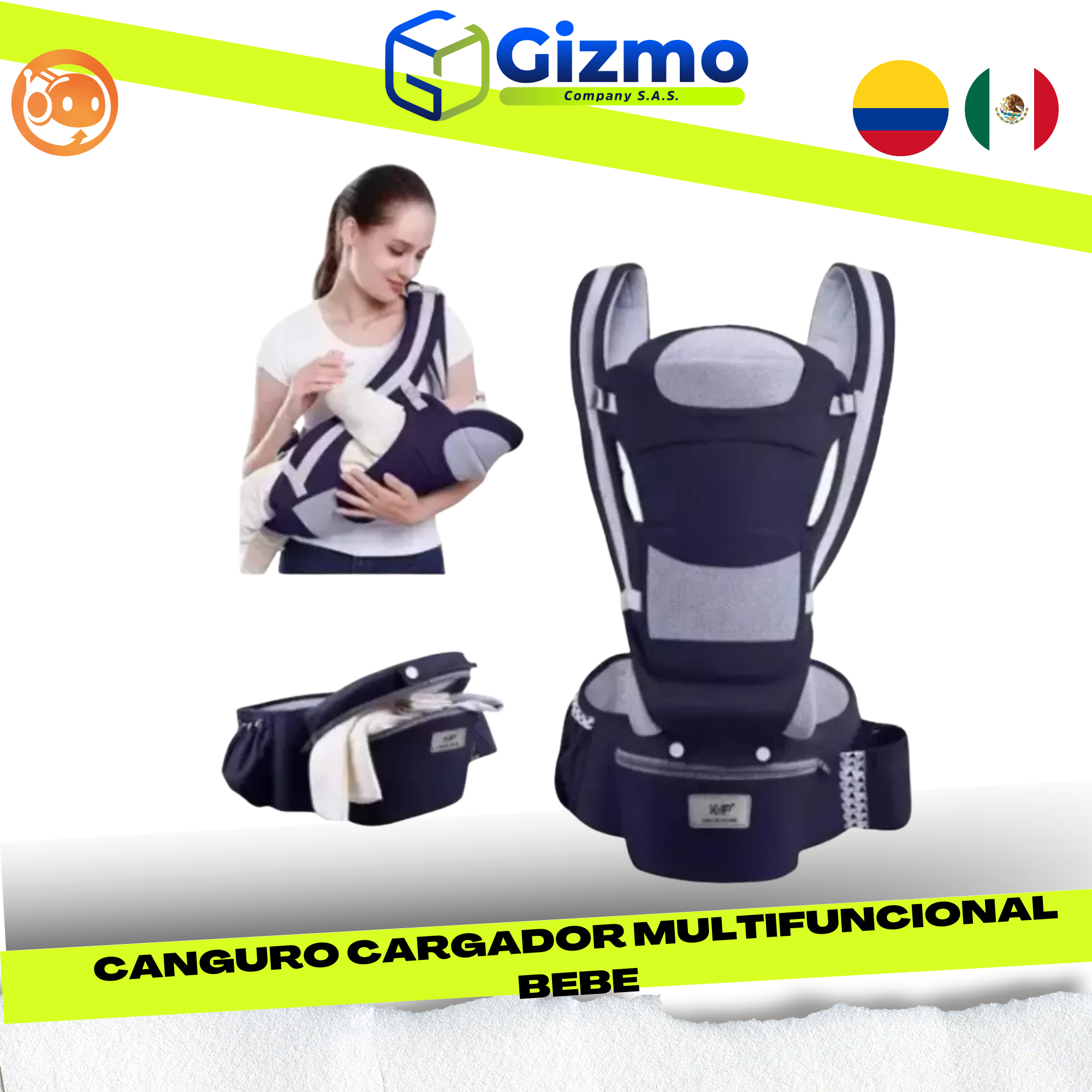 Canguro Cargador Multifuncional Bebe