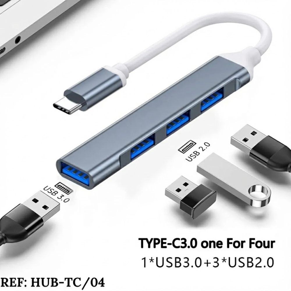 Adaptador Convertidor Multipuerto Tipo C