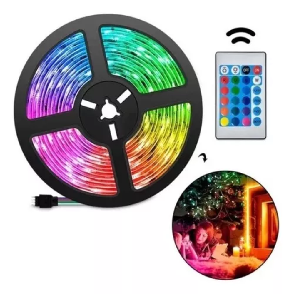 Miniatura 2 de Cinta Led Tira Luces 5mts Rgb Multicolor