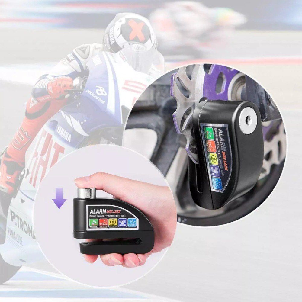 Miniatura 2 de Candado De Seguridad Freno Disco Moto