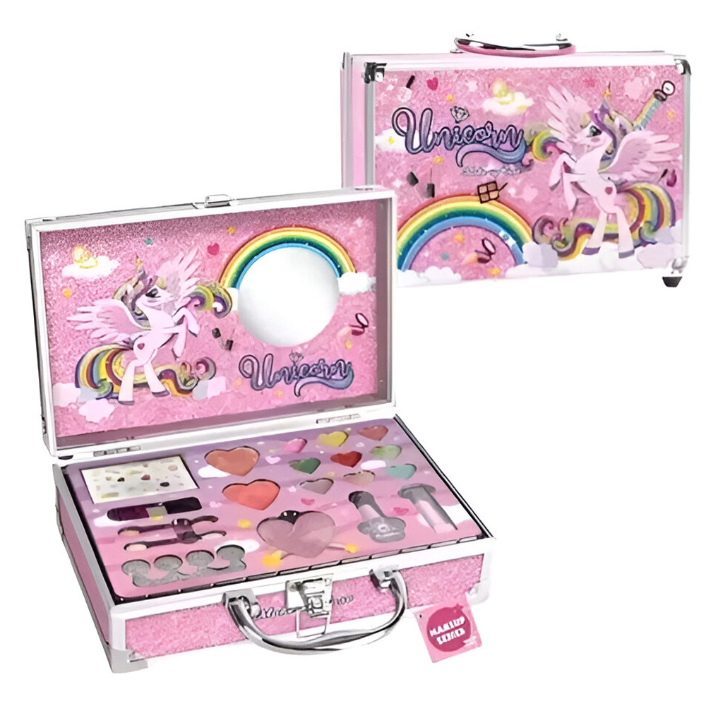 ✨ Set de Maquillaje Caja Unicornio para Niñas - ¡El regalo perfecto! 🎁