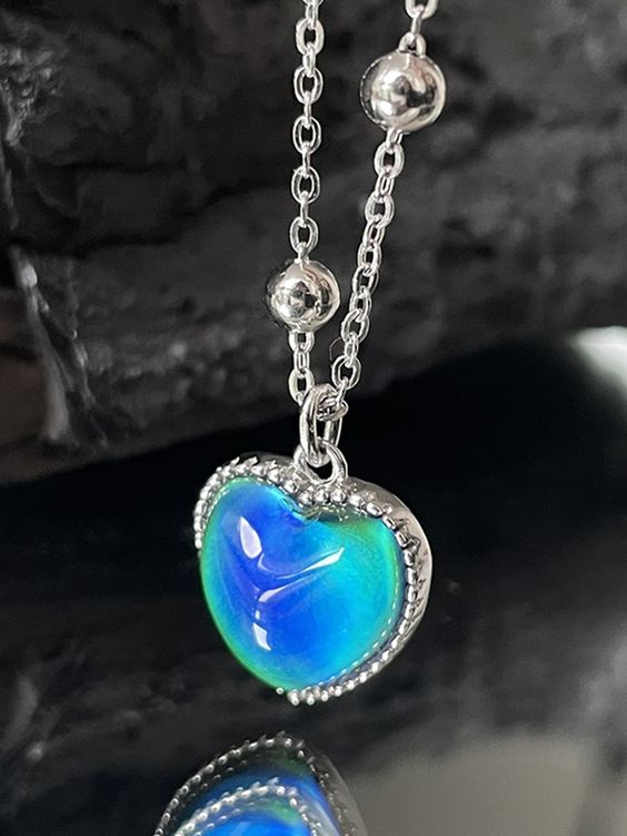 Miniatura 3 de Collar Corazón Emociones +CAJAREGALO