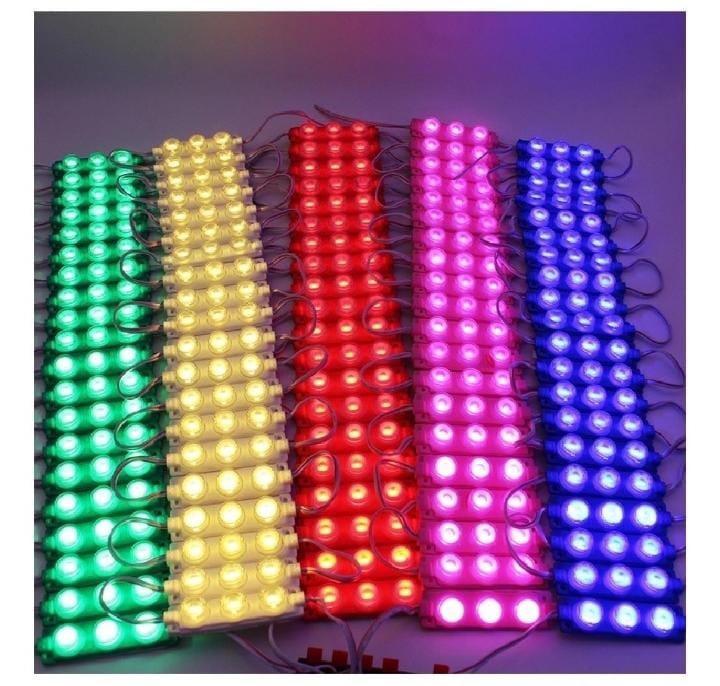 Paquete X 10 Unid Modulos Led 3bombillos