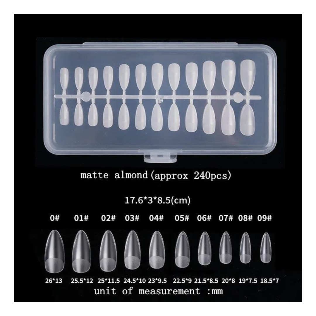 Miniatura 2 de Set 240 Uñas Press On Nail Tips Varios T