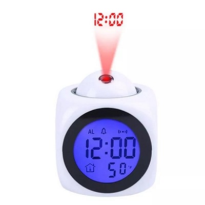 Miniatura 7 de RELOJ DE PROYECCION CON ALARMA BLANCO
