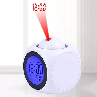 Miniatura 5 de RELOJ DE PROYECCION CON ALARMA BLANCO