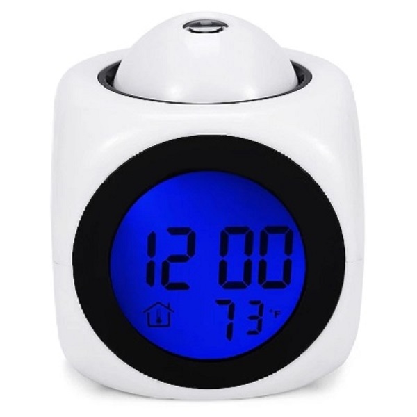 Miniatura 2 de RELOJ DE PROYECCION CON ALARMA BLANCO