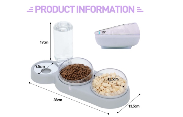 Miniatura 2 de Tazones para gatos 3 en 1