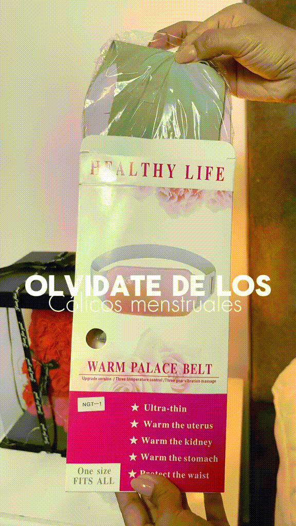 CINTURÓN ALMOHADILLA PARA CÓLICOS