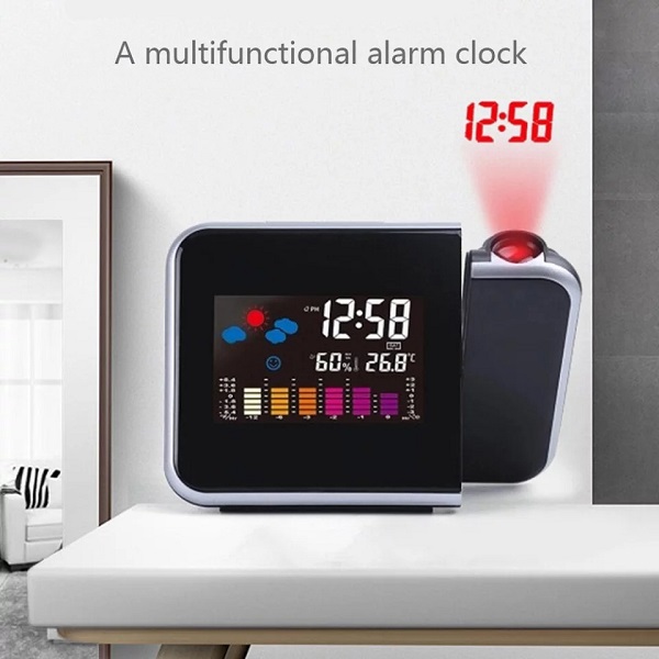Miniatura 6 de RELOJ DE PROYECCION CON ALARMA NEGRO
