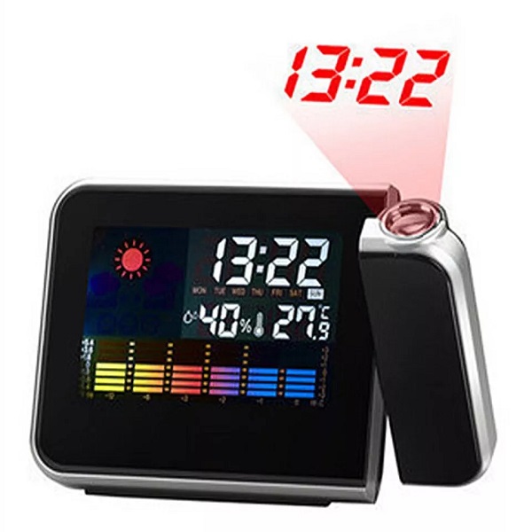 Miniatura 8 de RELOJ DE PROYECCION CON ALARMA NEGRO