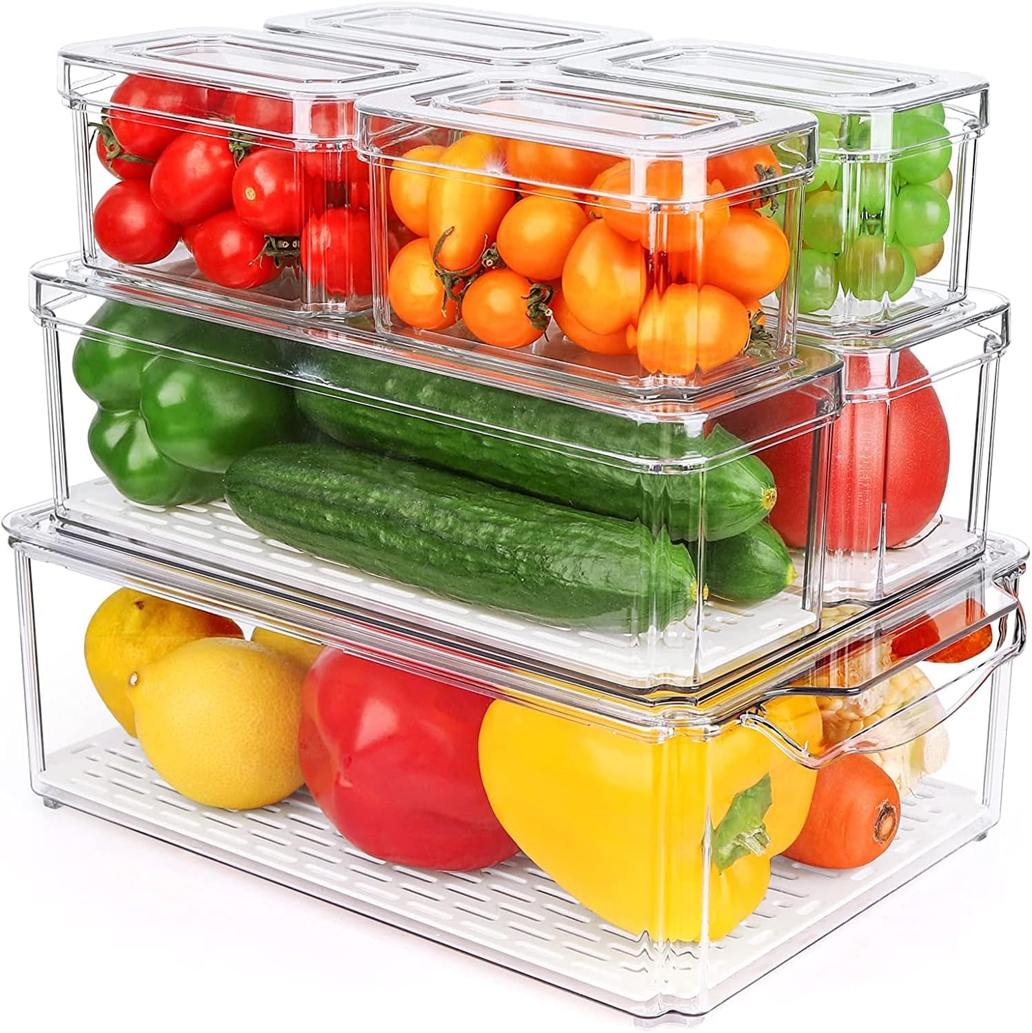 Miniatura 3 de Set Organizadores Para Refrigerador X7