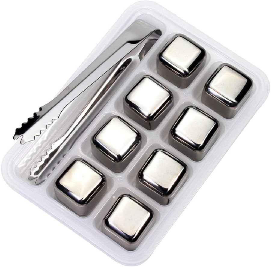 Cubos De Hielo En Acero 8 Unidades