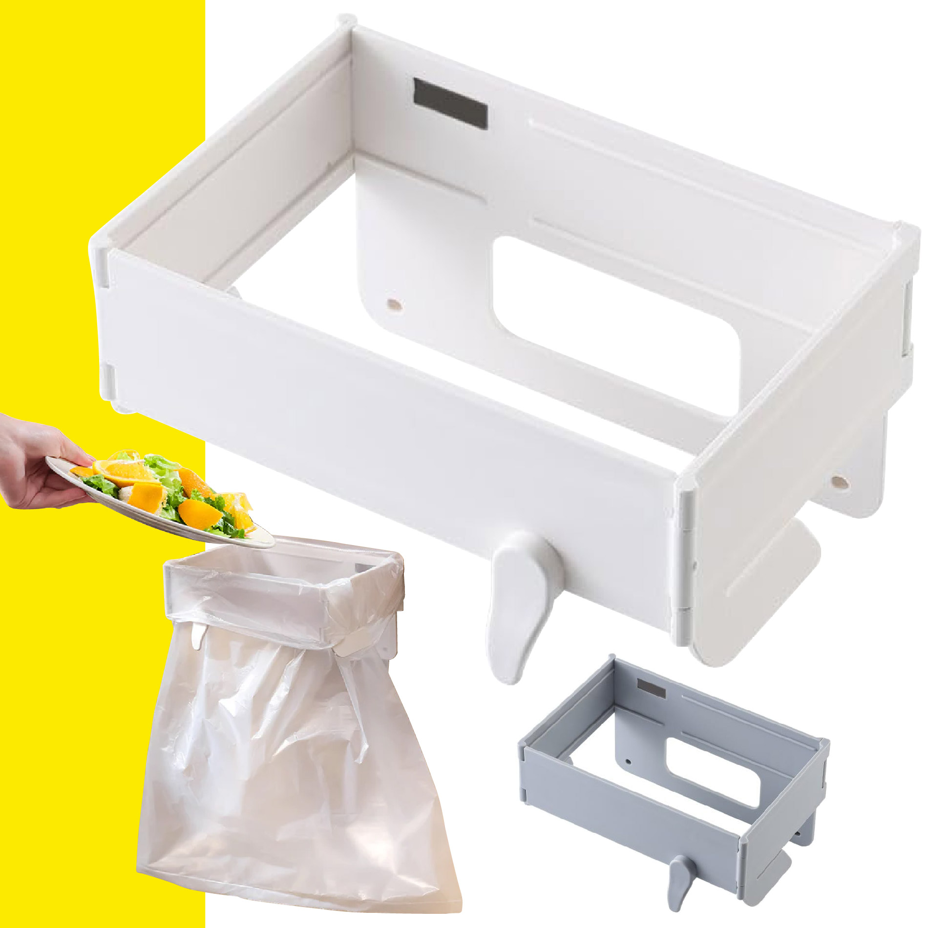 Vista 6 de Soporte Bolsa Basura Plegable Adhesivo