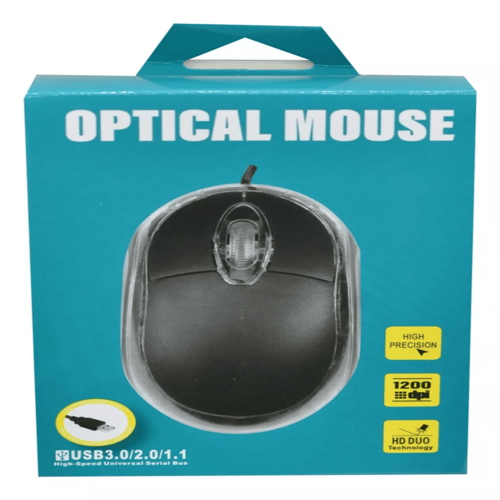 Miniatura 3 de Mouse Optico Alambrico Usb Ms118
