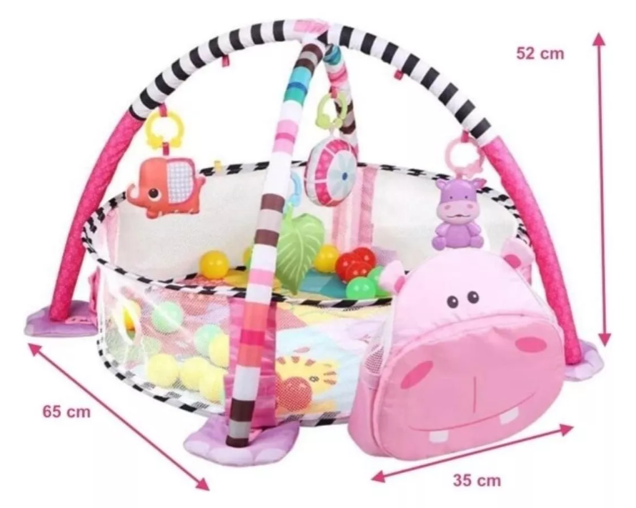 Gimnasio Y Corral Para Bebe Hipopotamo