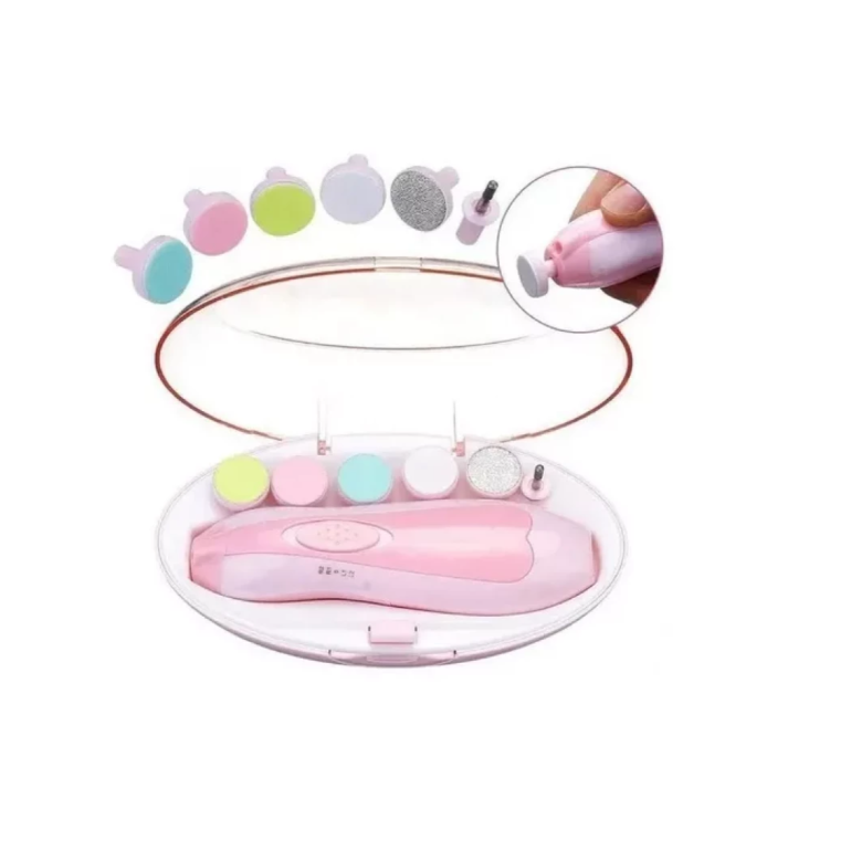 Lima eléctrica para bebe cuidado de uñas