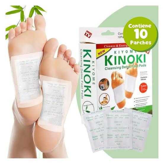 Vista 2 de KINOKI 10 PARCHES DETOX PARA PIES - CANTIDAD: 110 PARCHES DETOX - 11 CAJAS