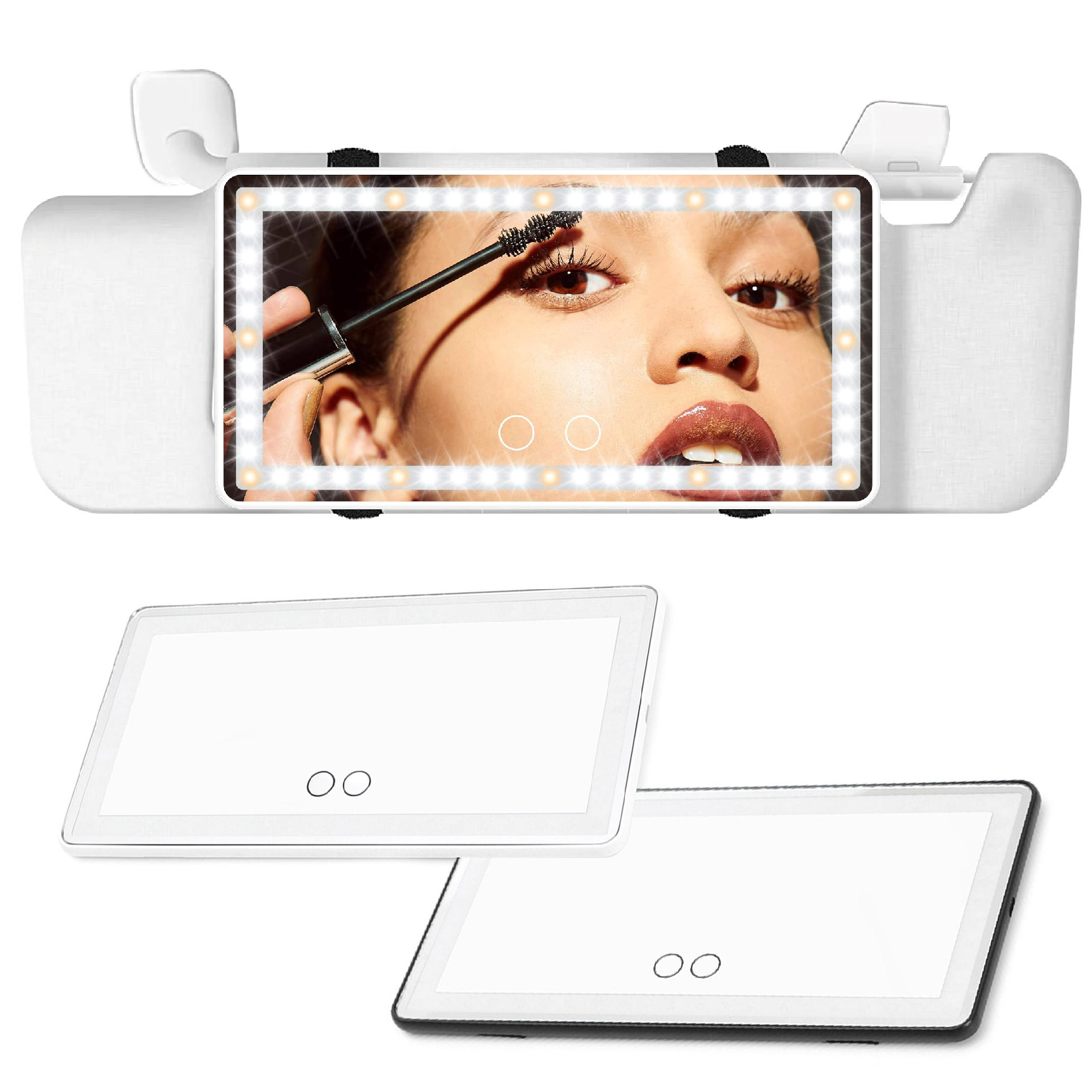 Miniatura 3 de Espejo Para Carro De Maquillaje Luz Led