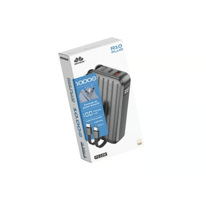 Miniatura 4 de Power Bank Movisun R10 Plug 10000 mAh Ca