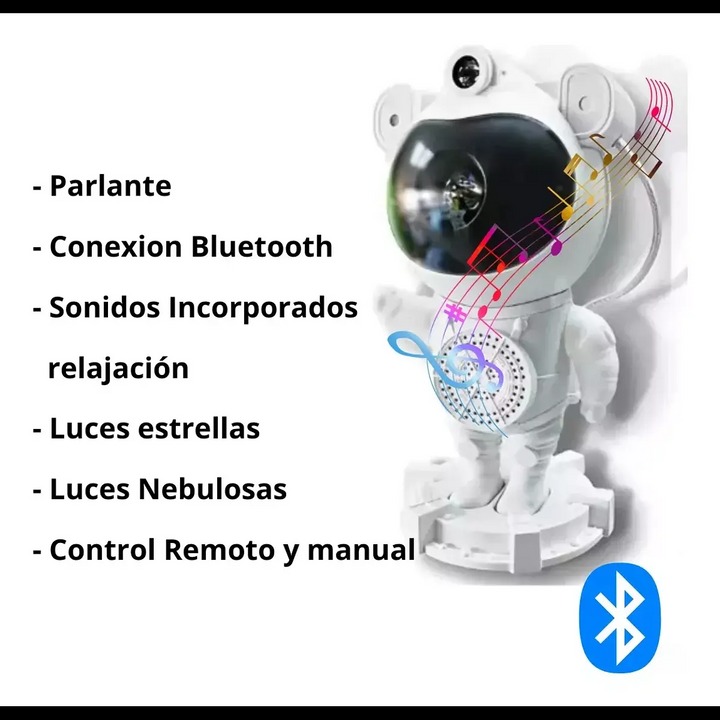 Miniatura 9 de PROYECTOR ASTRONAUTA ALTAVOZ BLUETOOTH