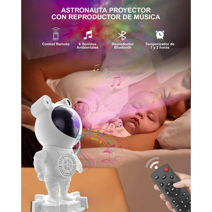 Miniatura 8 de PROYECTOR ASTRONAUTA ALTAVOZ BLUETOOTH