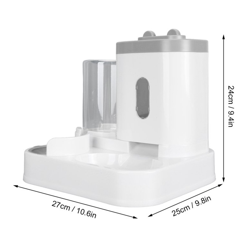 Comedero Y Bebedero 3 en 1 Para Mascotas