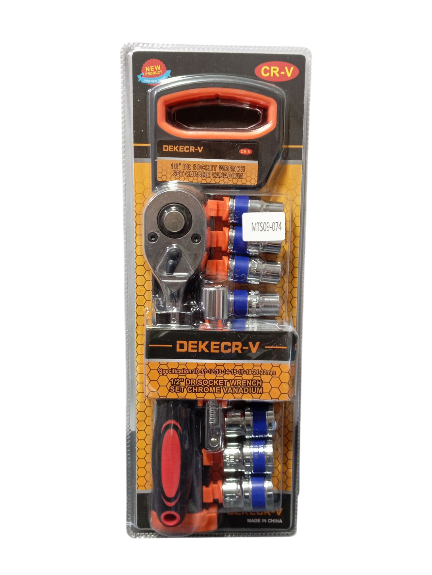 JUEGO DE COPAS + EXTENSOR 1/4 12 PCS