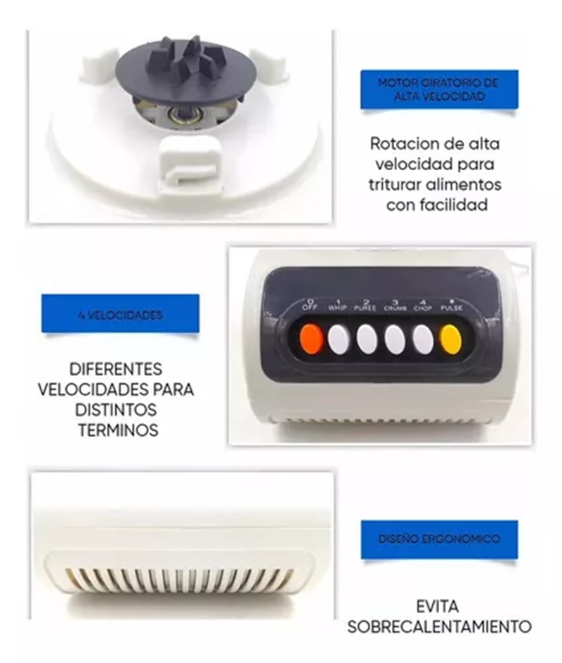 Miniatura 3 de Licuadora 2 en 1 Multicolor