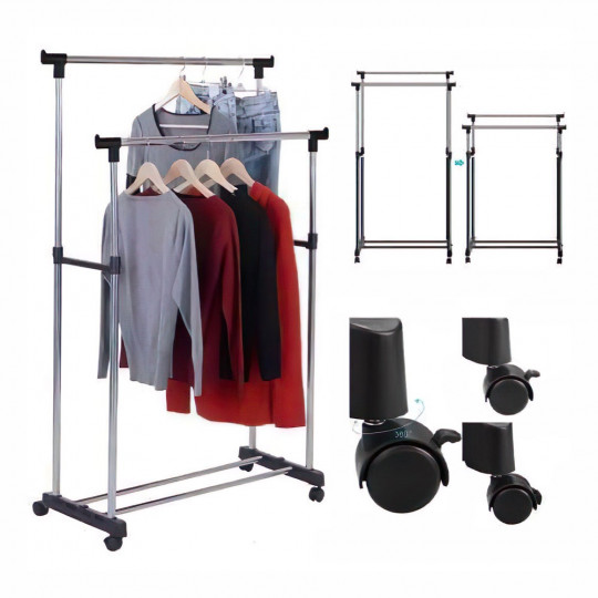 Tendedero perchero doble