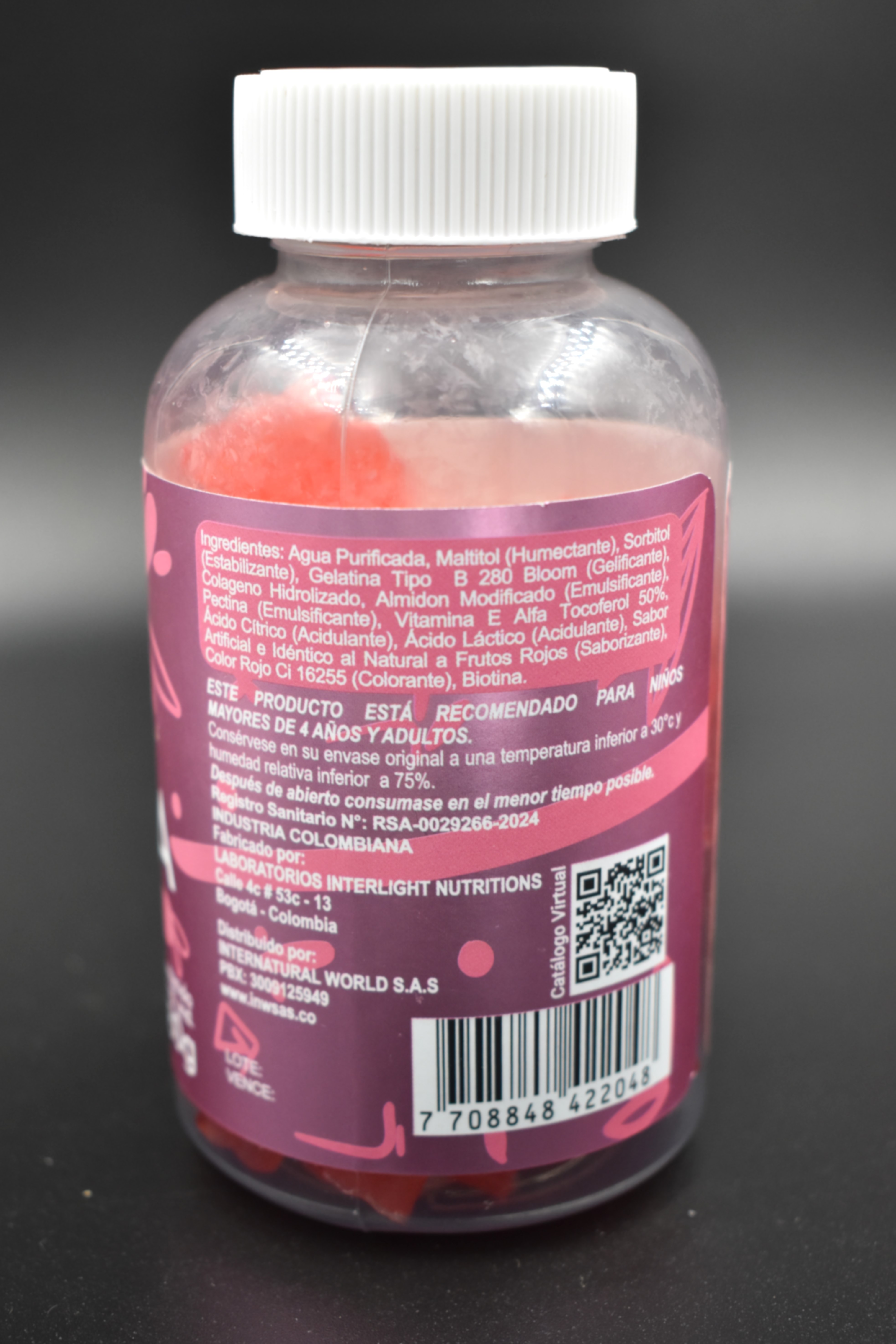 Gomitas de Colágeno + Biotina