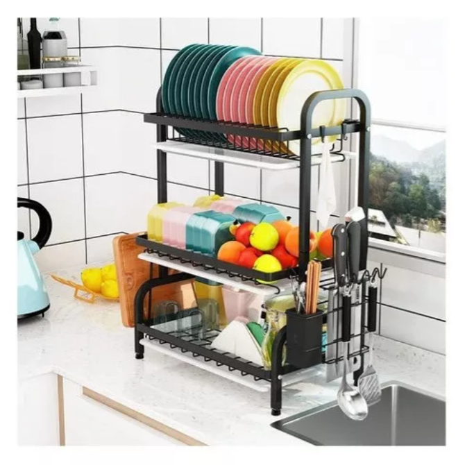 Miniatura 1 de Escurridor Inoxidable Platero 3 Niveles